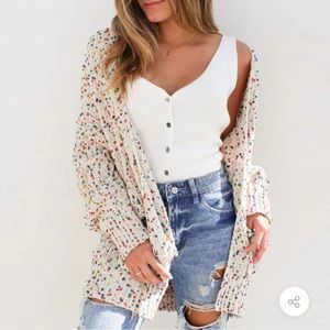PS Kate Confetti Cardigan